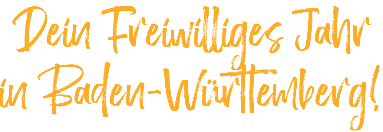 Dein Freiwilliges Jahr in Baden-Württemberg! 